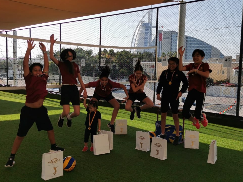 Kids tournament in volleyball academy