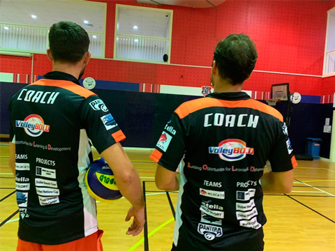 Indoor Volleyball Training. Empowered by RIO Academy